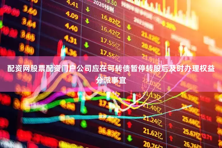 配资网股票配资门户公司应在可转债暂停转股后及时办理权益分派事宜